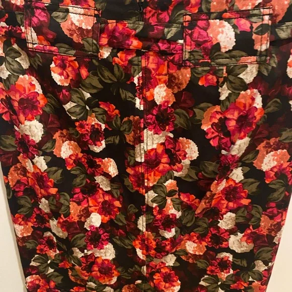 NEW WITH OUT TAG BANANA REPUBLIC FLORAL SKIRT SIZE 0-2. - Picture 7 of 8